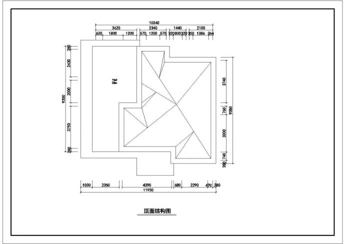 某三层新农村别墅室内装修设计cad全套施工图（甲级院设计）_图1