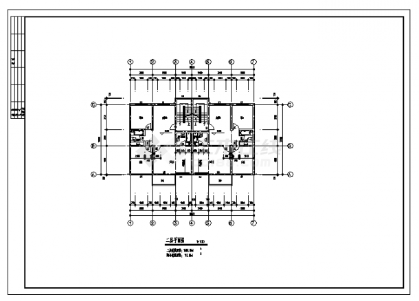 519平方米三层别墅建筑施工 cad图(含阁楼设计，共十二张)-图一