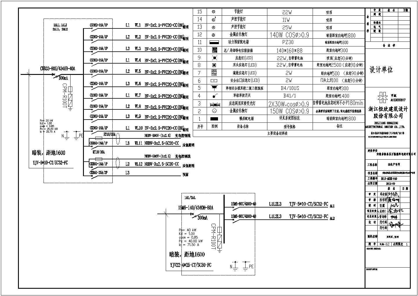 #万隆1#2#生产车间电气设计cad施工图纸_t3