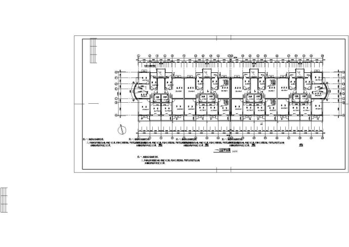 招商国际花园小区带地下车库高层住宅设计CAD图纸_图1