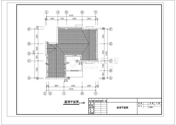 阜阳市某村镇210平米2层砖混结构单体乡村别墅CAD建筑设计图纸-图二