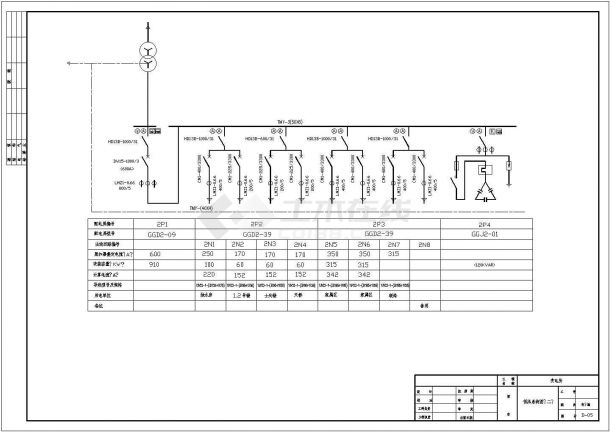 某变电所电气设计cad整套施工图纸（标注详细）-图一