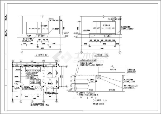 某变电站设计cad全套电气施工图（含设计说明）-图二