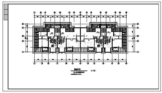 某六层带半地下室住宅建筑施工cad图(带阁楼设计，共九张)-图一