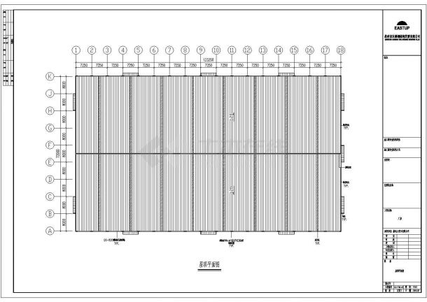 某标准现代大理石有限公司结构设计方案详细施工CAD图纸-图二
