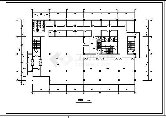 某二十六层住宅楼建筑施工cad图(带地下室设计，共十四张)-图二
