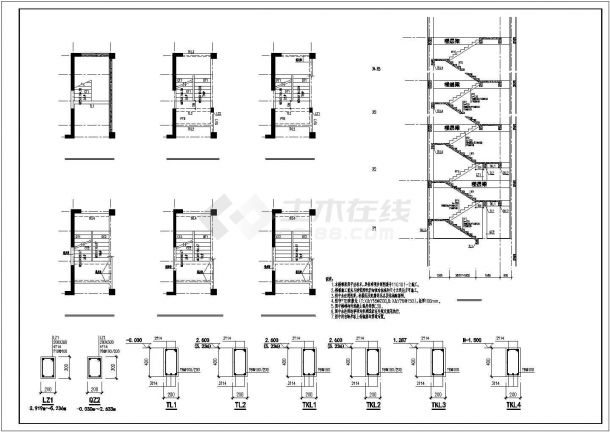 某15层剪力墙结构住宅楼设计cad全套结构施工图（ 含设计说明）-图一