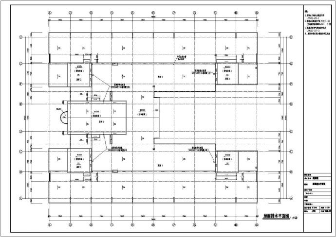 [江苏]某22层框架剪力墙结构医院病房楼设计cad全套结构施工图（含设计说明，含建筑设计，含人防设计）_图1