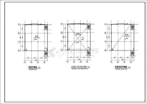 厂房设计_某现代标准单层厂房建筑设计详细施工CAD图纸-图二