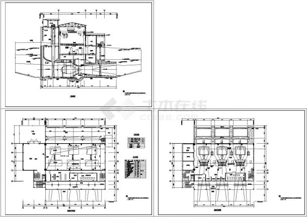 厂房设计_某现代标准工业厂房建筑设计施工详细CAD图纸-图一