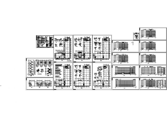 某现代标准型工业区厂建详细设计施工CAD图纸_图1