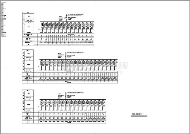 某多层商住楼电气设计cad全套施工图（含强电、弱电设计）-图二