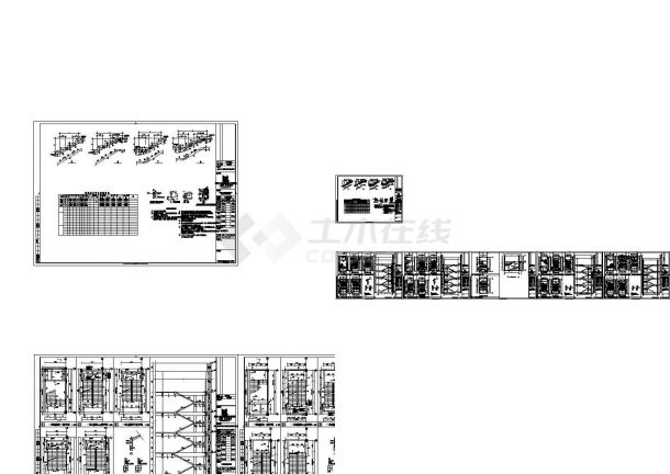 北京海淀区某艺术中心内部结构设计CAD施工图-图二