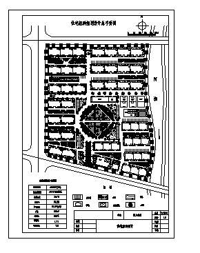 某八层住宅组群规划设计cad图(含总平面图)-图一