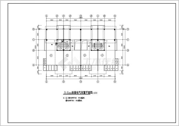 某三层别墅配电设计cad全套电气施工图（含设计说明）-图二
