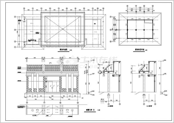 某六层框架结构民政局办公楼设计cad全套建筑施工图（含设计说明）-图一