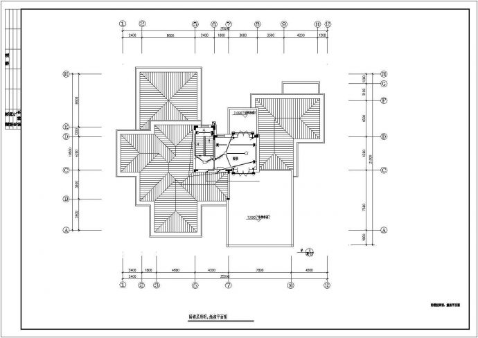 某多层别墅配电设计cad全套电气施工图纸 （含弱电设计）_图1