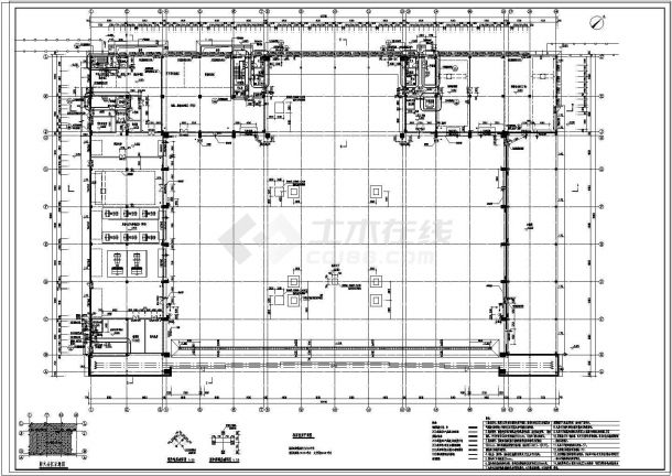 大型（1类）机库用房建筑设计（施工图）-图二