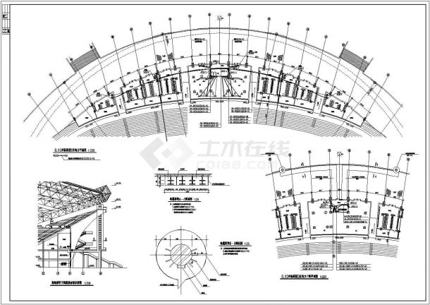 某大型体育馆配电设计cad全套施工图（含设计说明）-图二