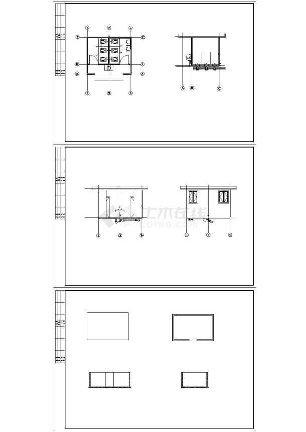 某人居环境整治农村公厕、垃圾池建设施工图-图一