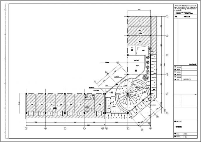 某多层大浴场室内装修设计cad全套施工图（甲级院设计）_图1