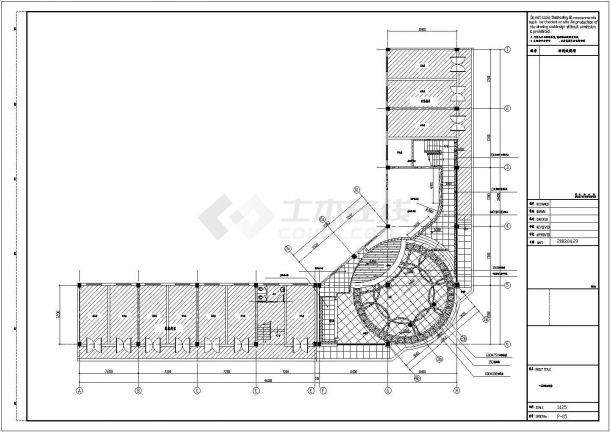 某多层大浴场室内装修设计cad全套施工图（甲级院设计）-图二