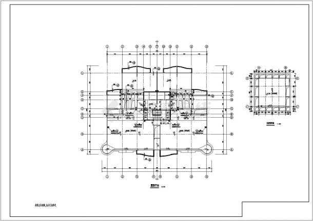 某剪力墙结构高层公寓设计cad全套建筑施工图（甲级院设计）-图二