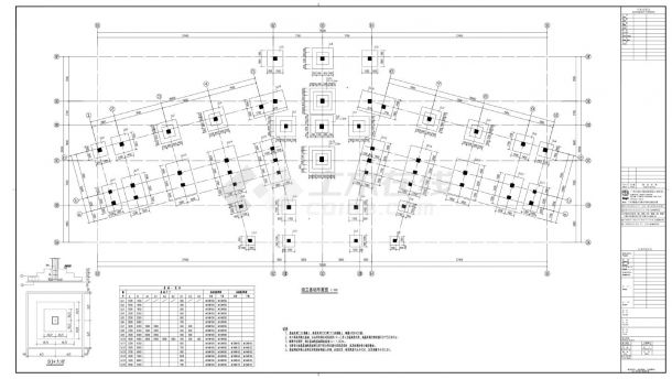 1号综合楼-结构施工CAD图-图一