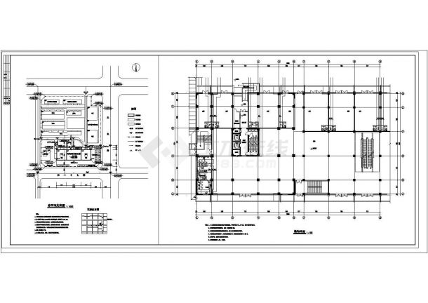 某高层框架剪力墙结构商住楼设计cad全套建施图纸（含设计说明）-图二