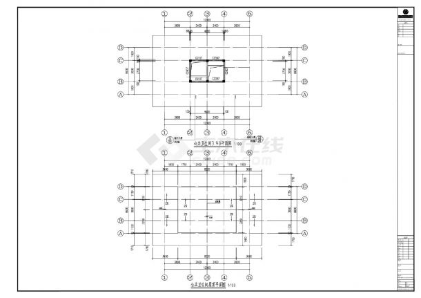 紫光湖建设项目-公厕建施平立剖面CAD图-图二