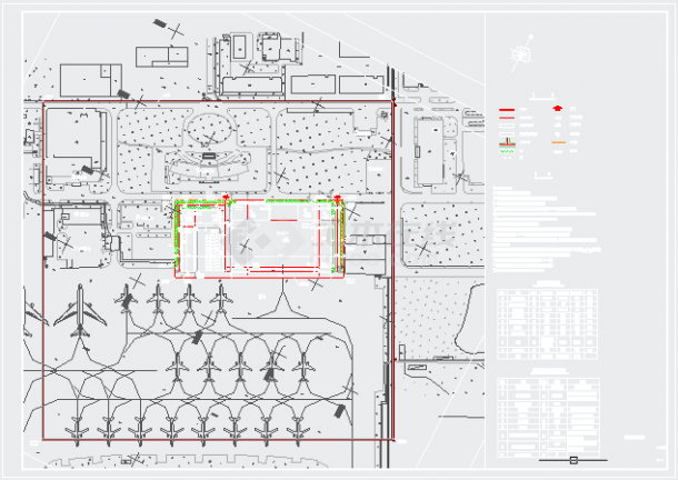 机库料仓室外工程设计图纸2021-图一