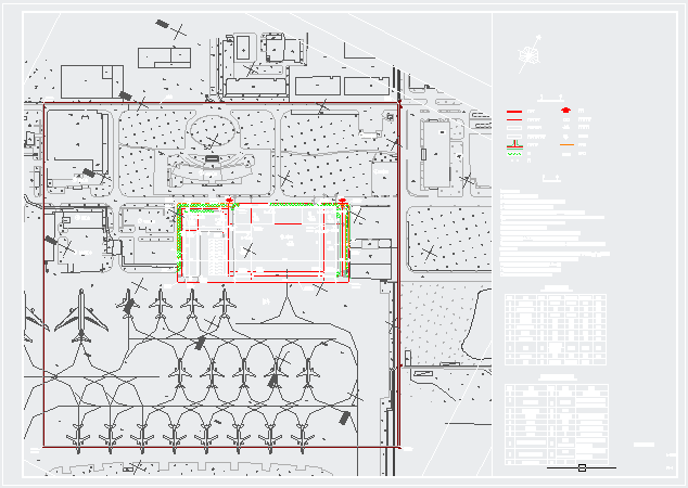 机库料仓室外工程设计图纸2021_图1