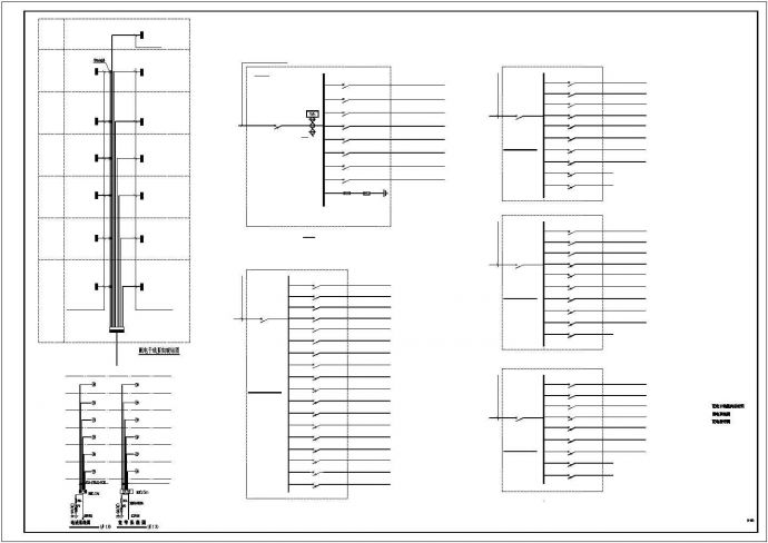 阜阳市某高校7800平米7层框架实验办公楼全套电气系统CAD设计图纸_图1