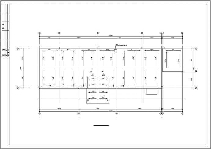 南昌市某商业街1700平米2层框混结构洗浴中心全套建筑设计CAD图纸_图1