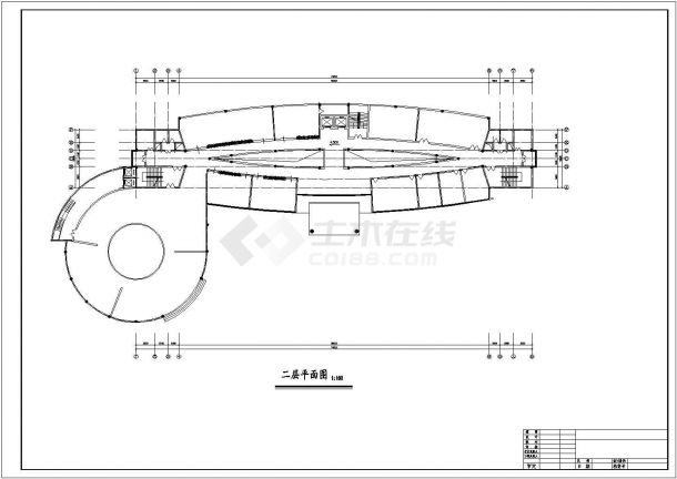杭州某1.1万平米11层框架结构商务酒店平立面设计CAD图纸-图一
