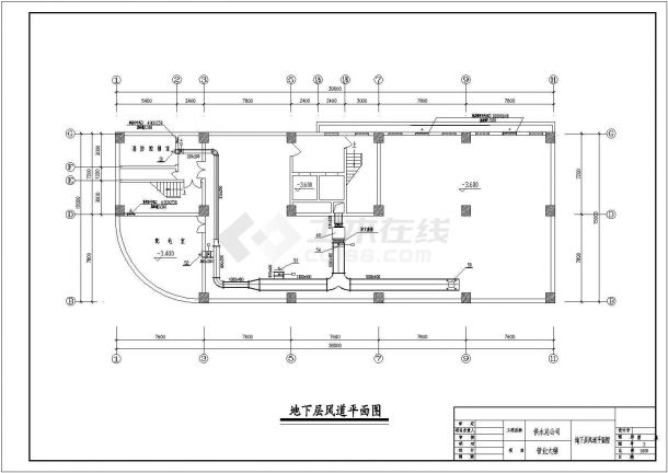 [湖北]某高层商业办公楼空调通风系统设计施工图纸-图二