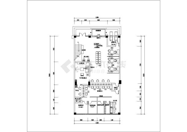 [江西]某商业办公楼多联机空调系统设计施工CAD图-图一