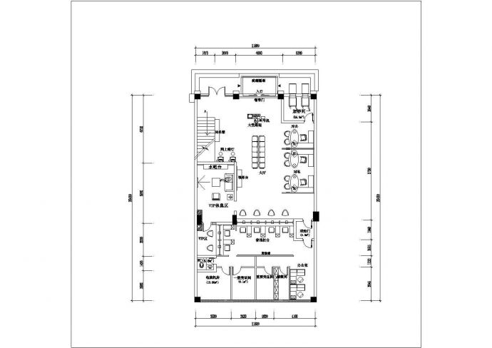 [江西]某商业办公楼多联机空调系统设计施工CAD图_图1