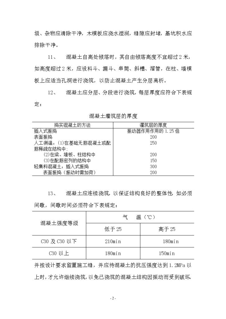 某住宅混凝土工程施工技术交底-图二