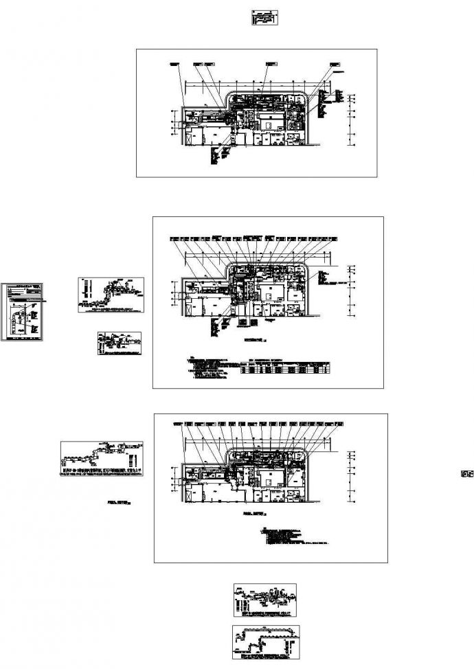酒店、健身中心、厨房通风空调设计CAD图纸_图1