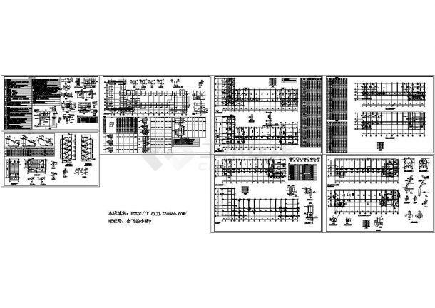 办公楼设计_郑州某3200平米5层综合办公楼全套建筑设计CAD图纸（含结构图）-图二