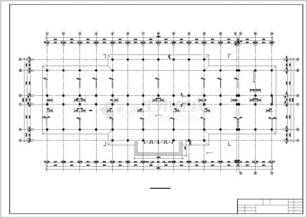 土木工程毕业设计_土木工程毕业设计_ 5880平米，五层教学楼（计算书、建筑、结构图）CAD图纸-图一