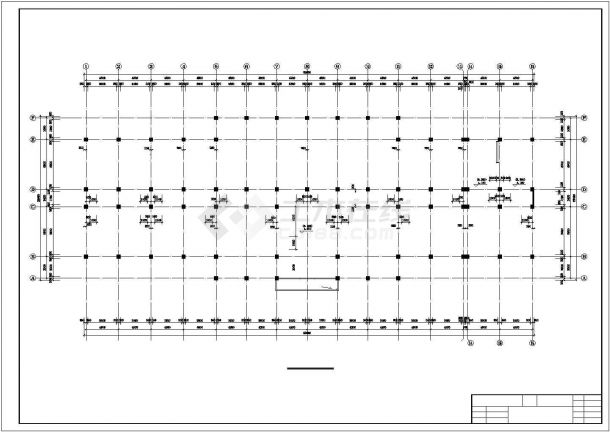 土木工程毕业设计_土木工程毕业设计_ 5880平米，五层教学楼（计算书、建筑、结构图）CAD图纸-图二