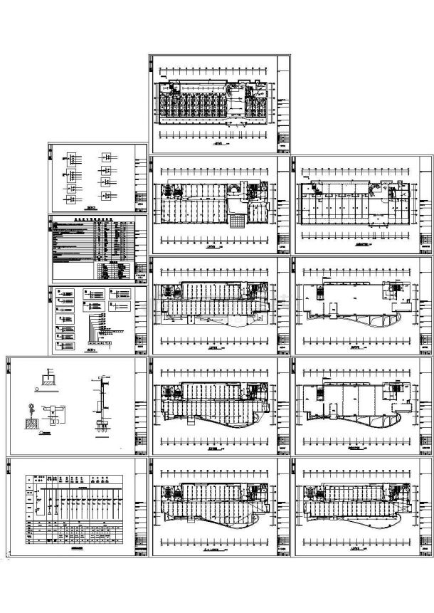 办公大楼的照明及防雷设计.cad-图二