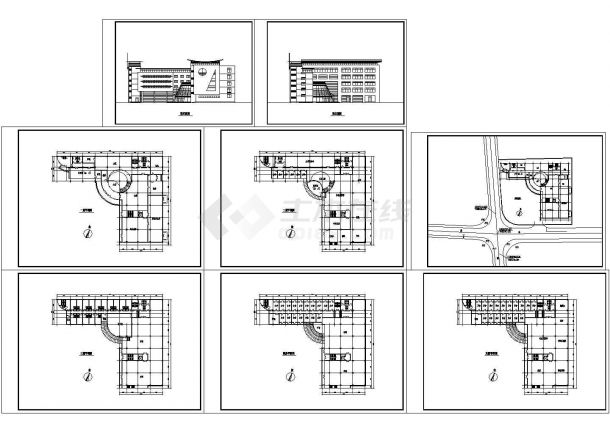 厂房设计_某大型工业厂房建筑详细设计施工方案CAD图纸-图二
