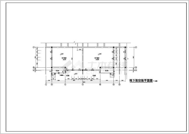 某居住小区C型别墅建筑方案设计详细施工CAD图纸-图二