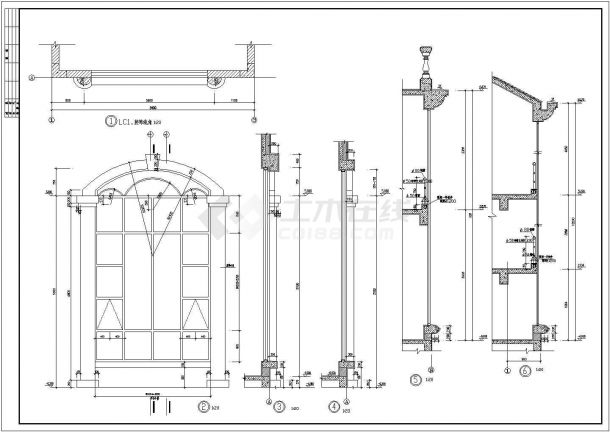 某现代经典小型别墅建筑方案设计详细施工CAD图纸-图二