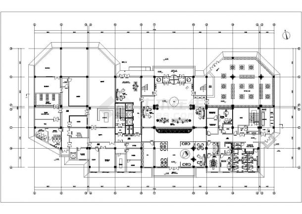 兰州新区星级酒店CAD设计参考详图-图二