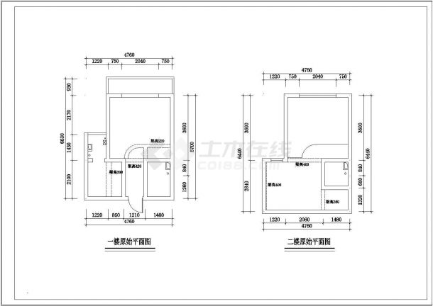 小跃层家装施工图.dwg-图二