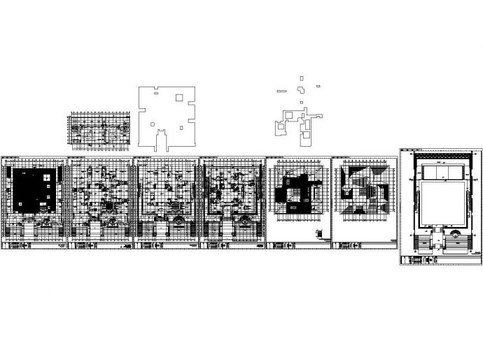 洛阳市某大型历史博物馆全套建筑设计CAD图纸（含效果图）_图1